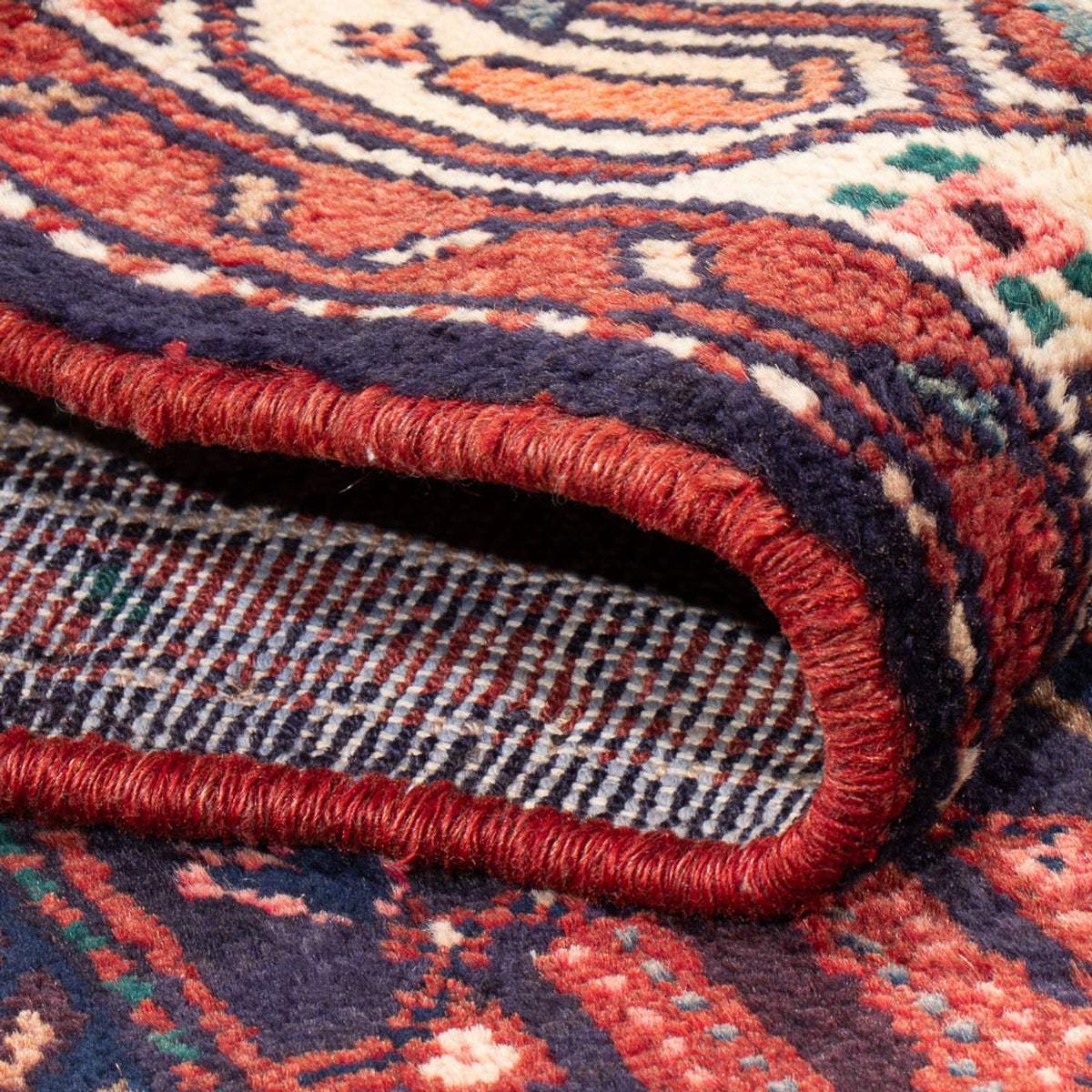 Tappeto corsia Tappeto Persero - Nomade - 233 x 112 cm - blu scuro