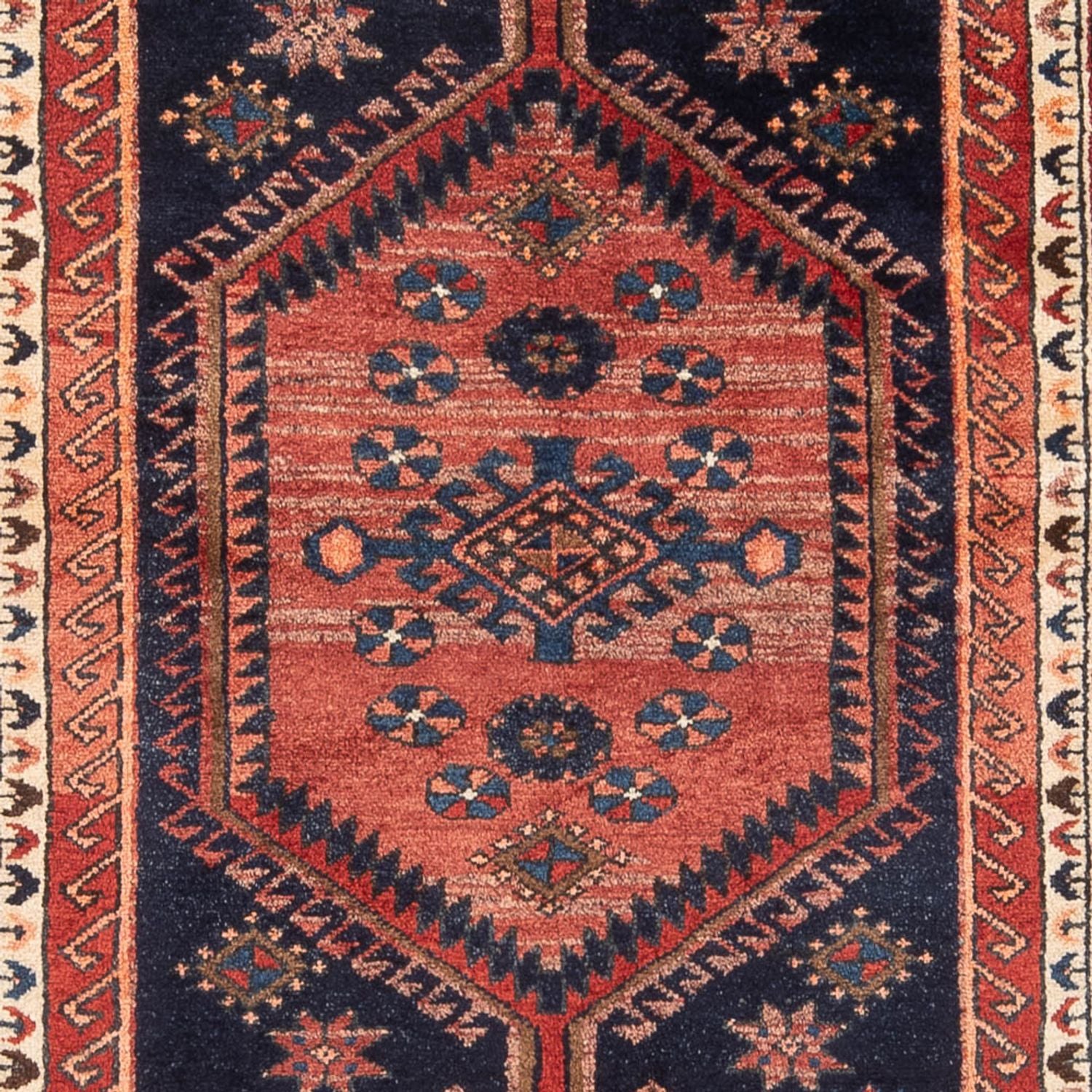 Tappeto corsia Tappeto Persero - Nomade - 235 x 123 cm - blu scuro