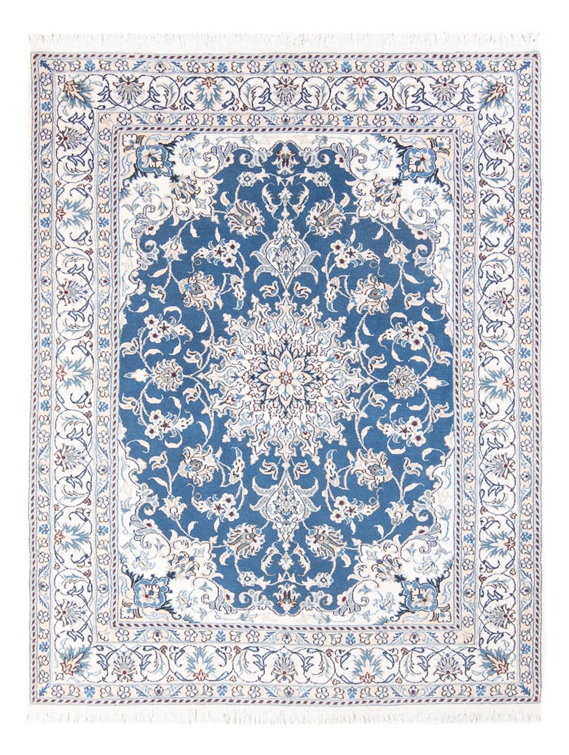 Tappeto Persero - Nain - Reale - 196 x 150 cm - blu