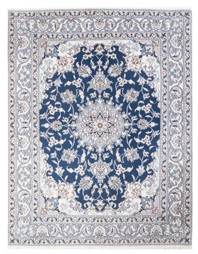 Nain - 9La Tappeto 148x192cm - Tappeto persiano - blu scuro