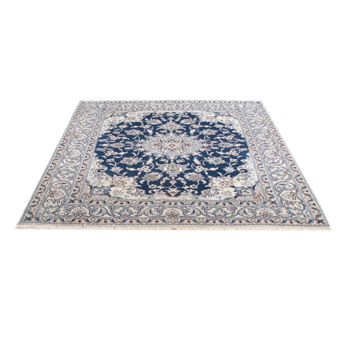 Tappeto Persero - Nain - Reale - 192 x 148 cm - blu scuro