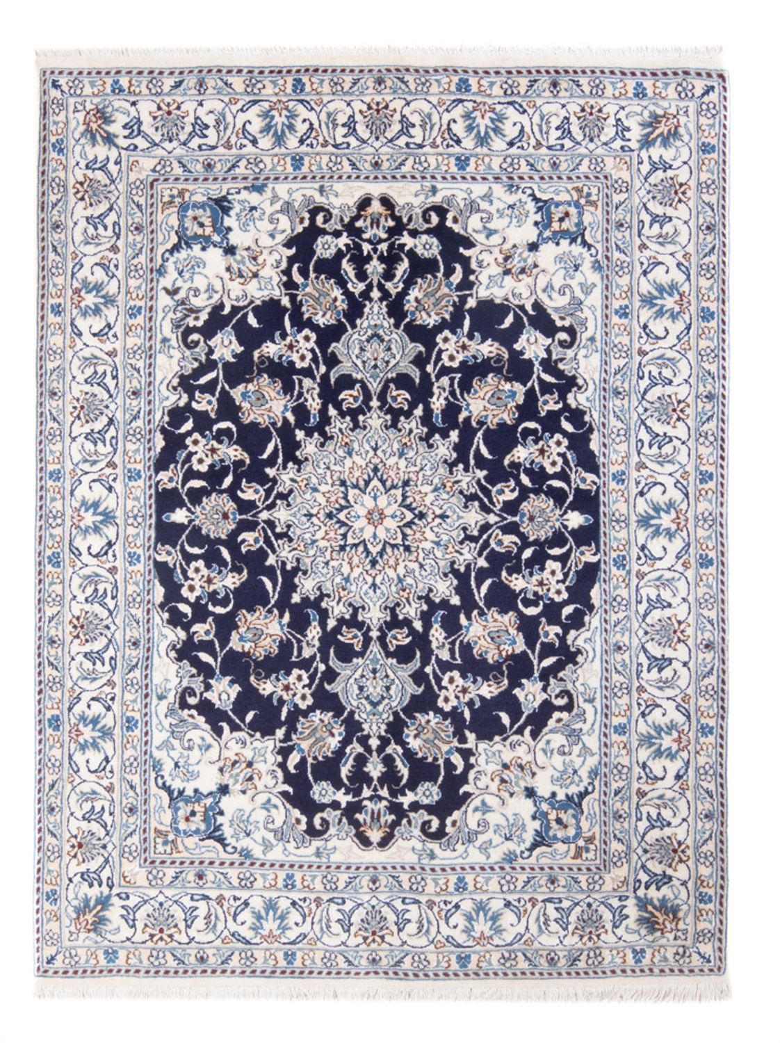 Tappeto Persero - Nain - Reale - 197 x 147 cm - blu scuro