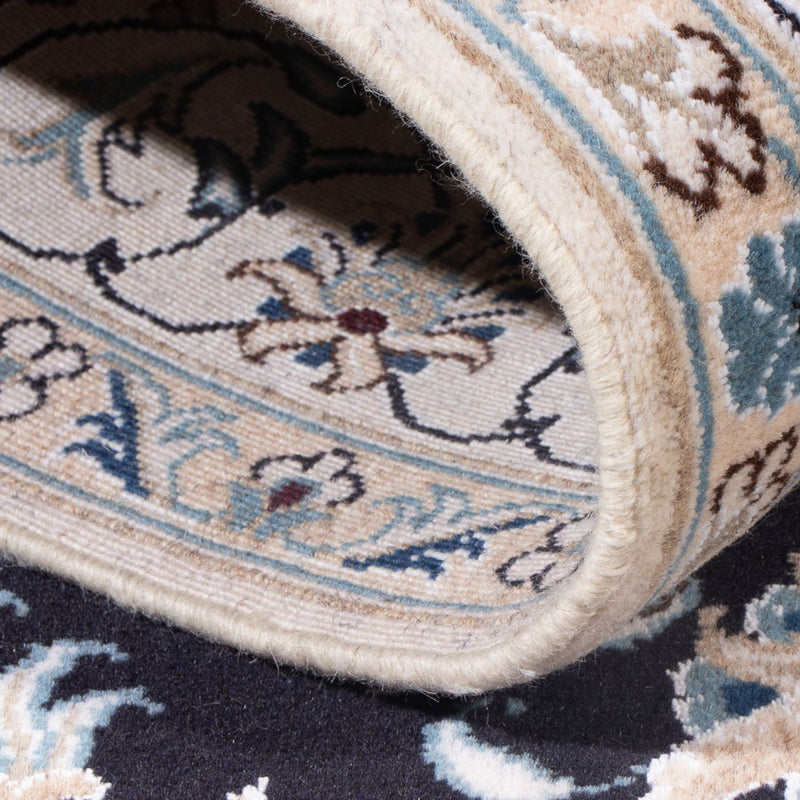 Tappeto Persero - Nain - Reale - 193 x 143 cm - blu scuro