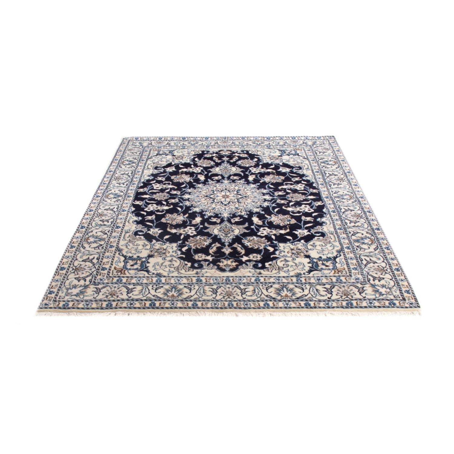 Tappeto Persero - Nain - Reale - 203 x 144 cm - blu