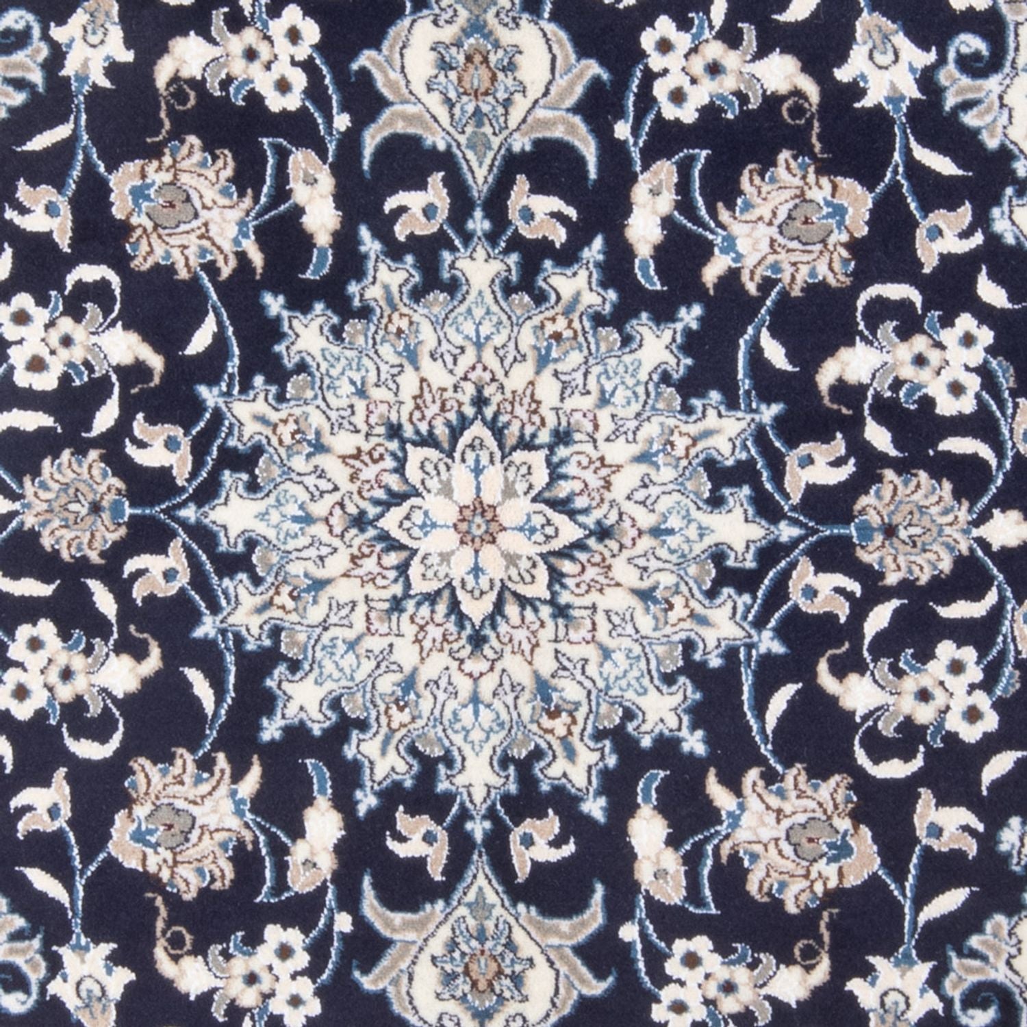Tappeto Persero - Nain - Reale - 202 x 146 cm - blu scuro