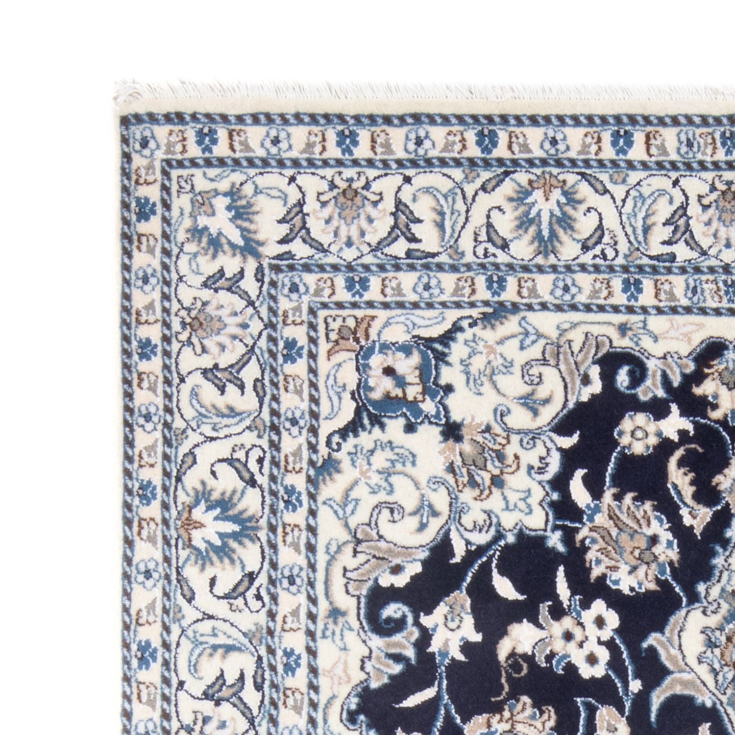Tappeto Persero - Nain - Reale - 202 x 146 cm - blu scuro