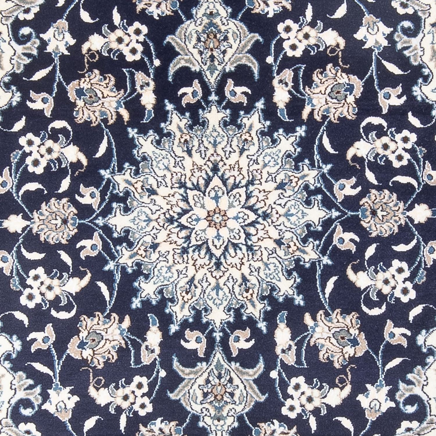 Tappeto Persero - Nain - Reale - 203 x 147 cm - blu scuro
