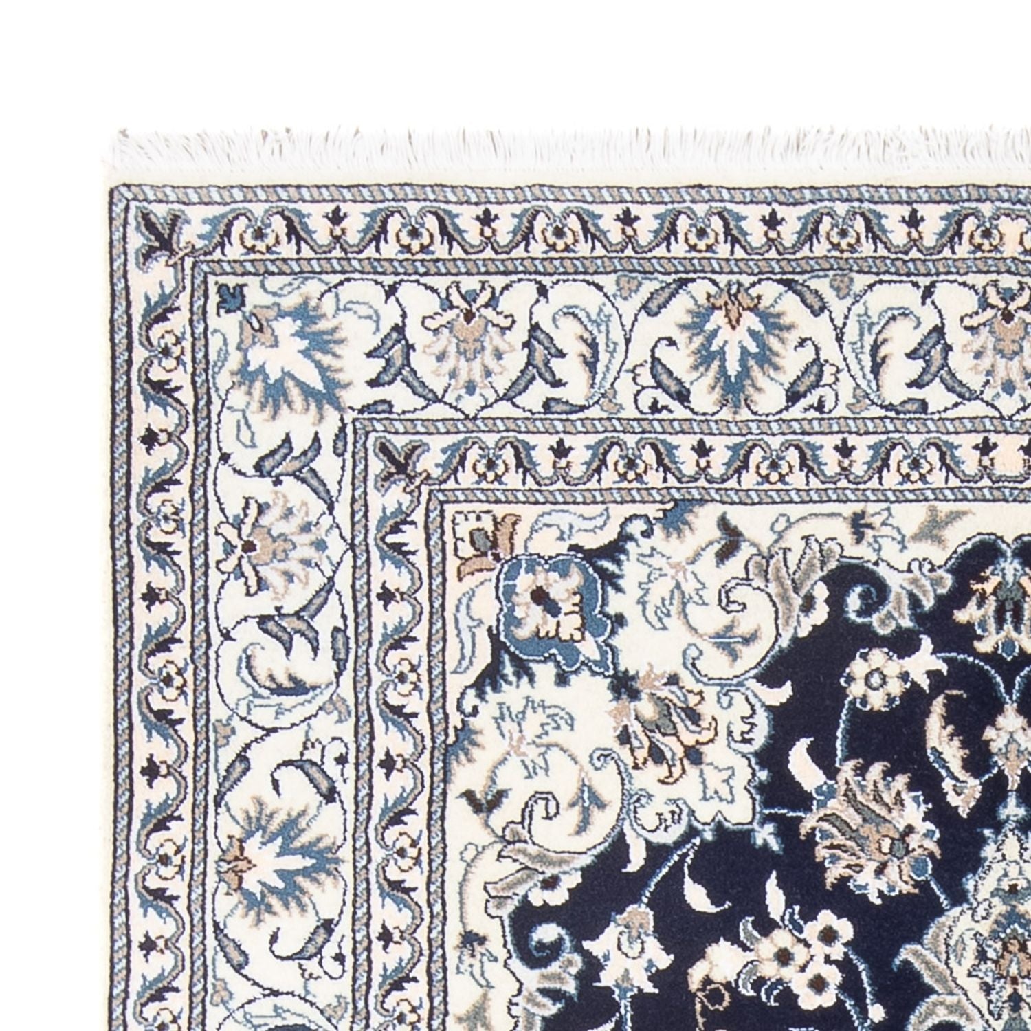 Tappeto Persero - Nain - Reale - 203 x 147 cm - blu scuro