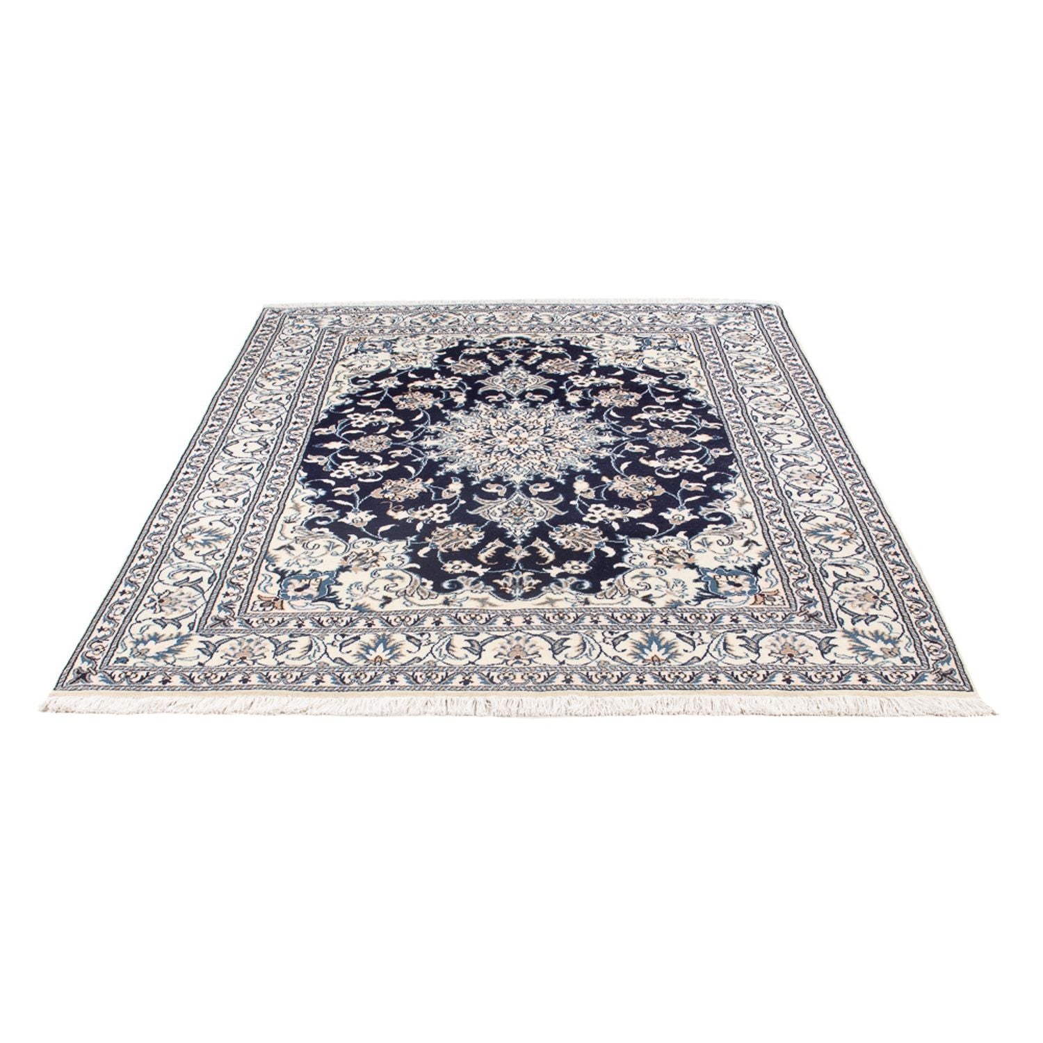 Tappeto Persero - Nain - Reale - 203 x 147 cm - blu scuro