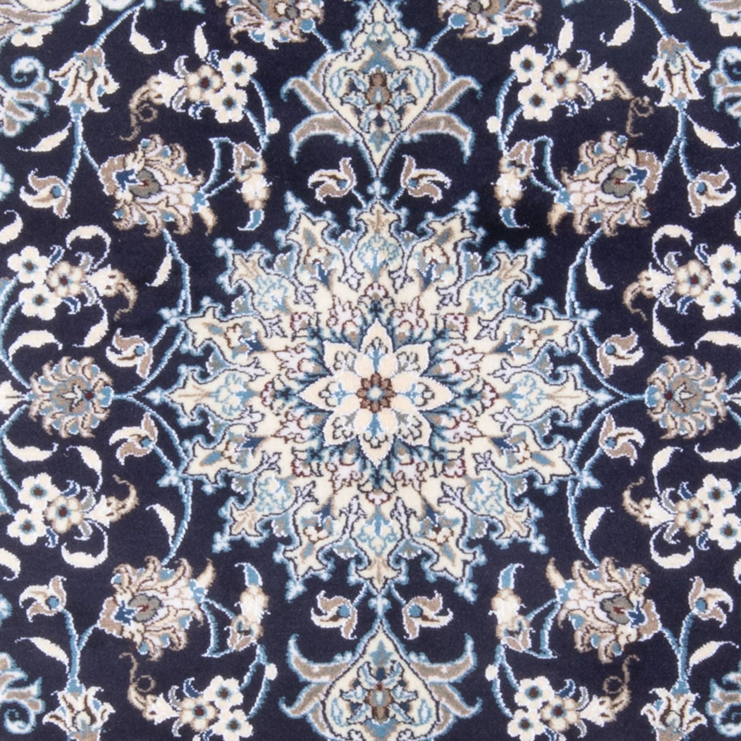 Tappeto Persero - Nain - Reale - 198 x 147 cm - blu scuro