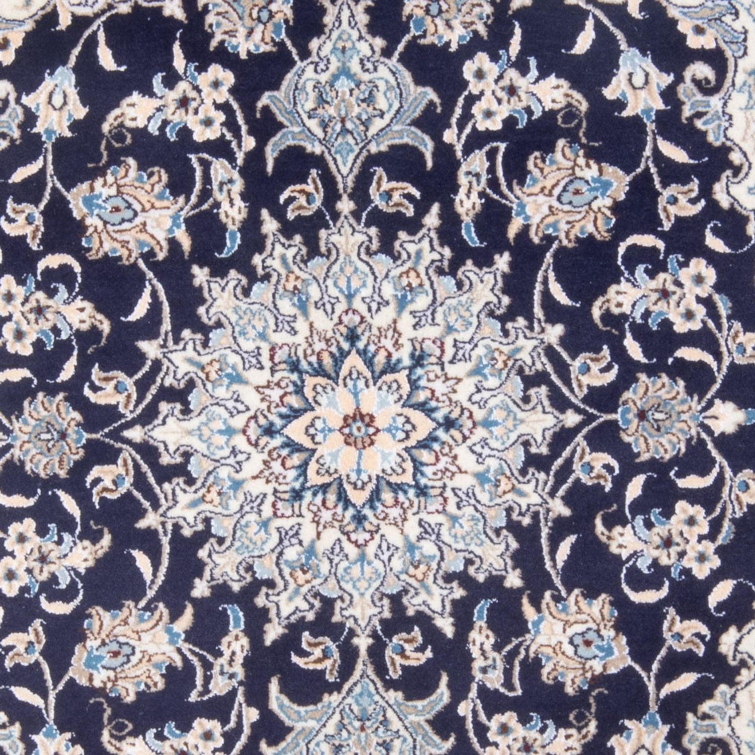 Tappeto Persero - Nain - Reale - 201 x 145 cm - blu scuro