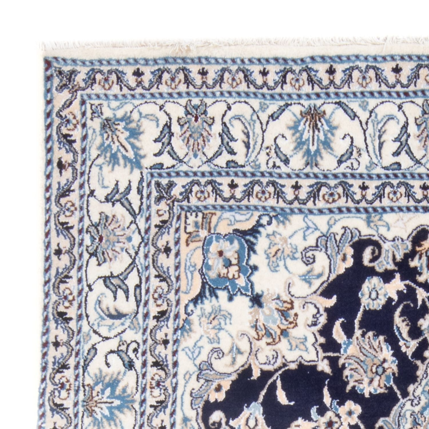 Tappeto Persero - Nain - Reale - 201 x 145 cm - blu scuro