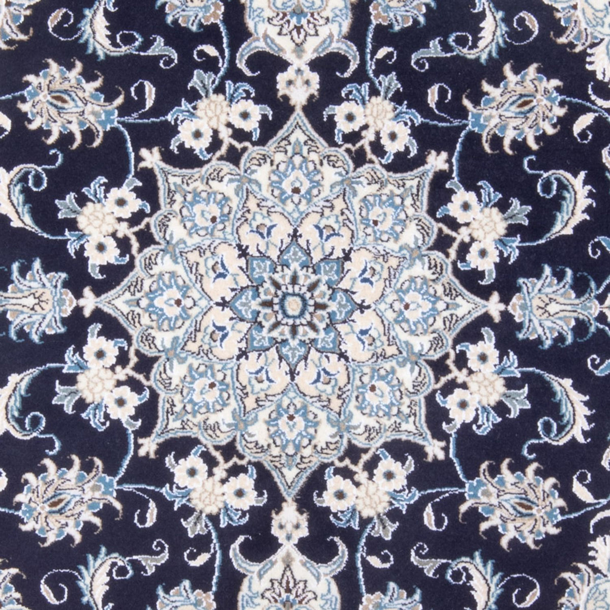 Tappeto Persero - Nain - Reale - 213 x 150 cm - blu scuro