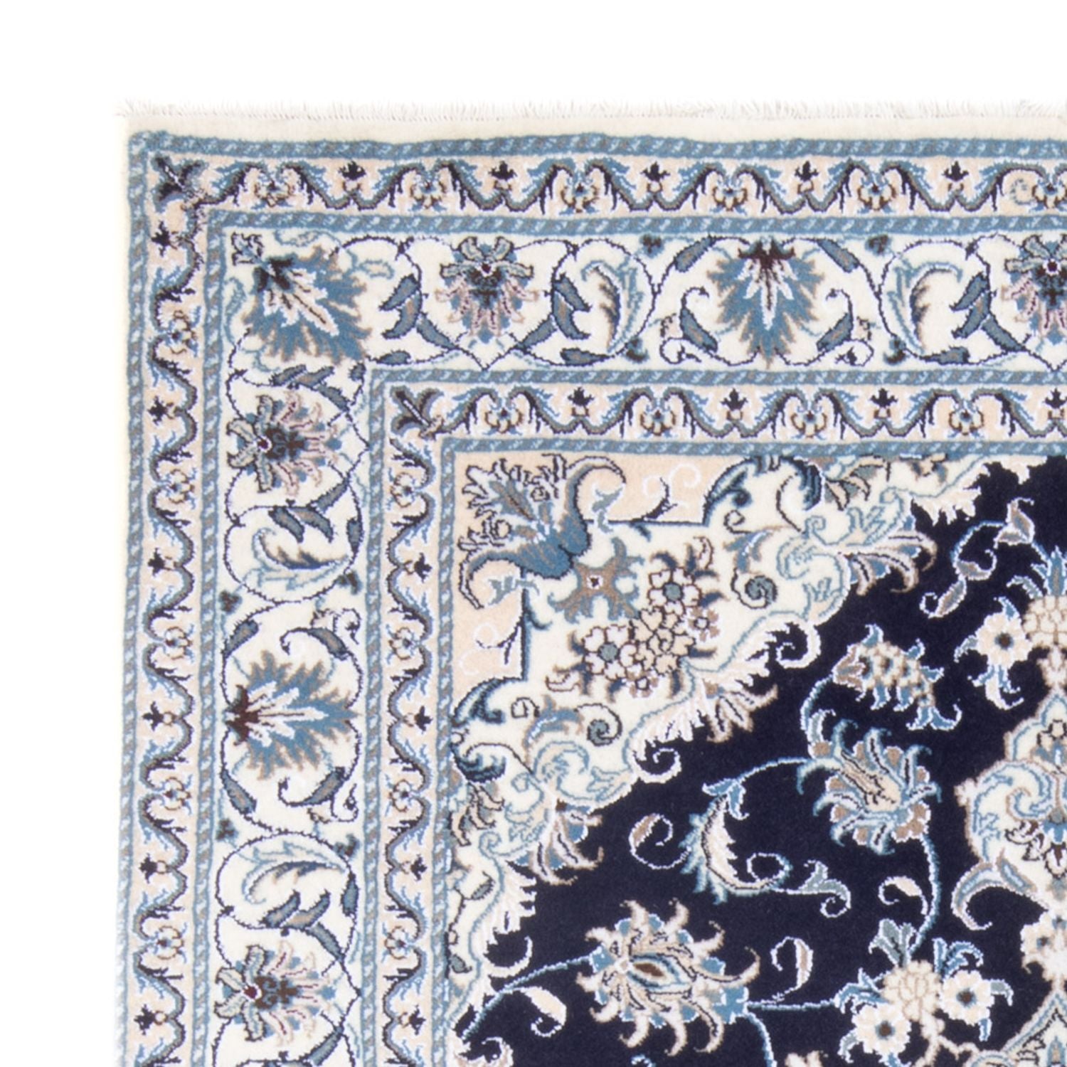 Tappeto Persero - Nain - Reale - 213 x 150 cm - blu scuro