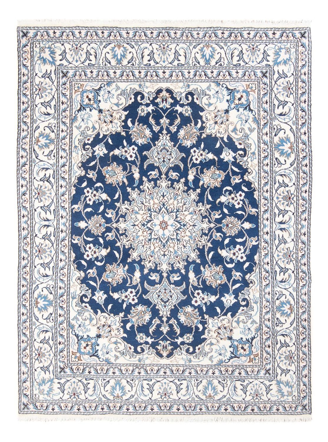 Tappeto Persero - Nain - Reale - 201 x 146 cm - blu