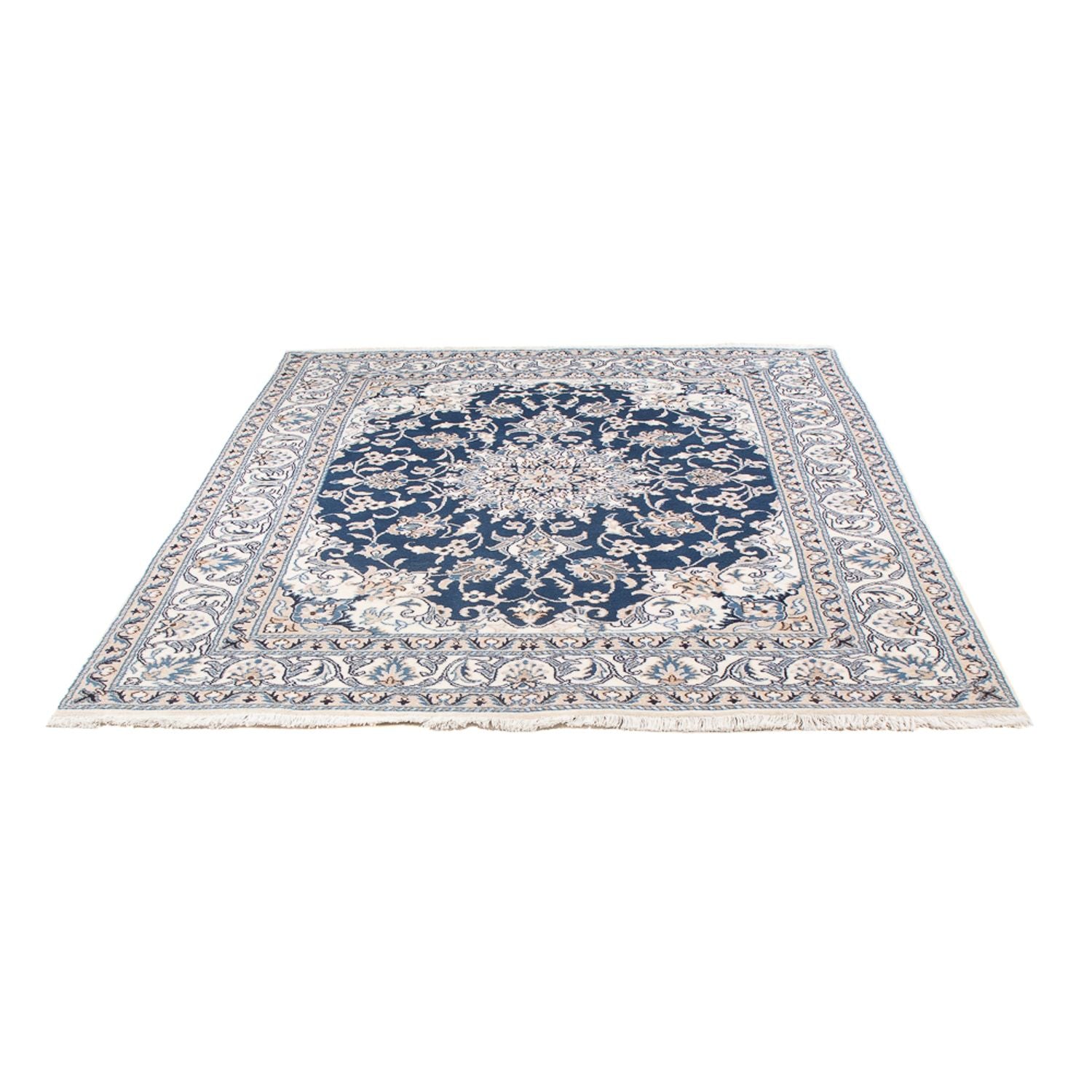 Tappeto Persero - Nain - Reale - 194 x 152 cm - blu