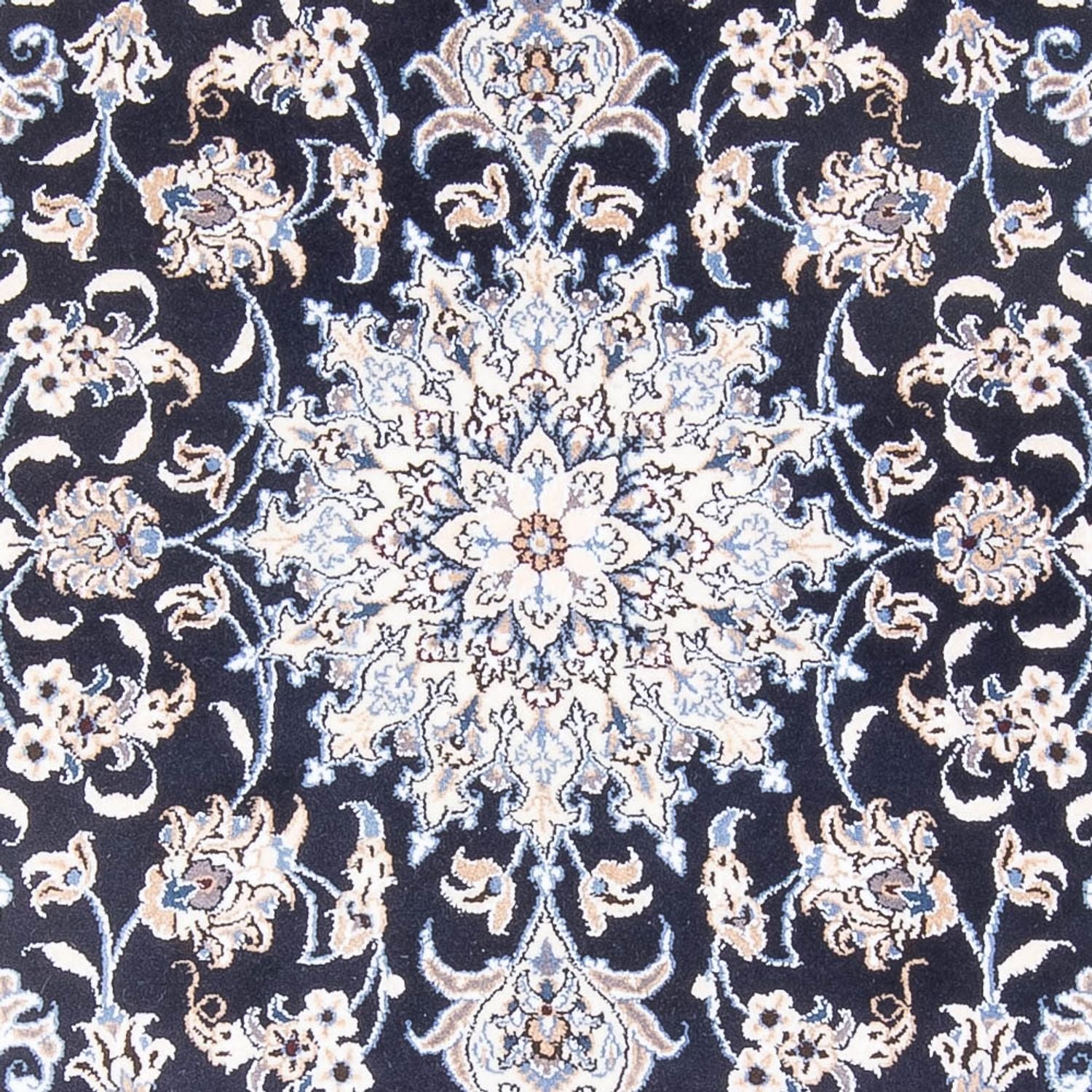 Tappeto Persero - Nain - Reale - 207 x 145 cm - blu scuro