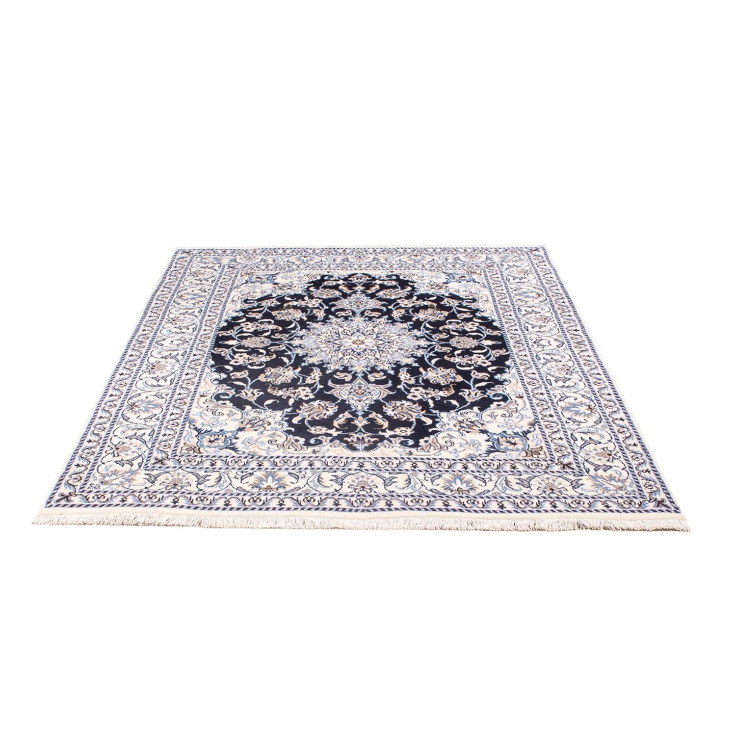 Tappeto Persero - Nain - Reale - 207 x 145 cm - blu scuro