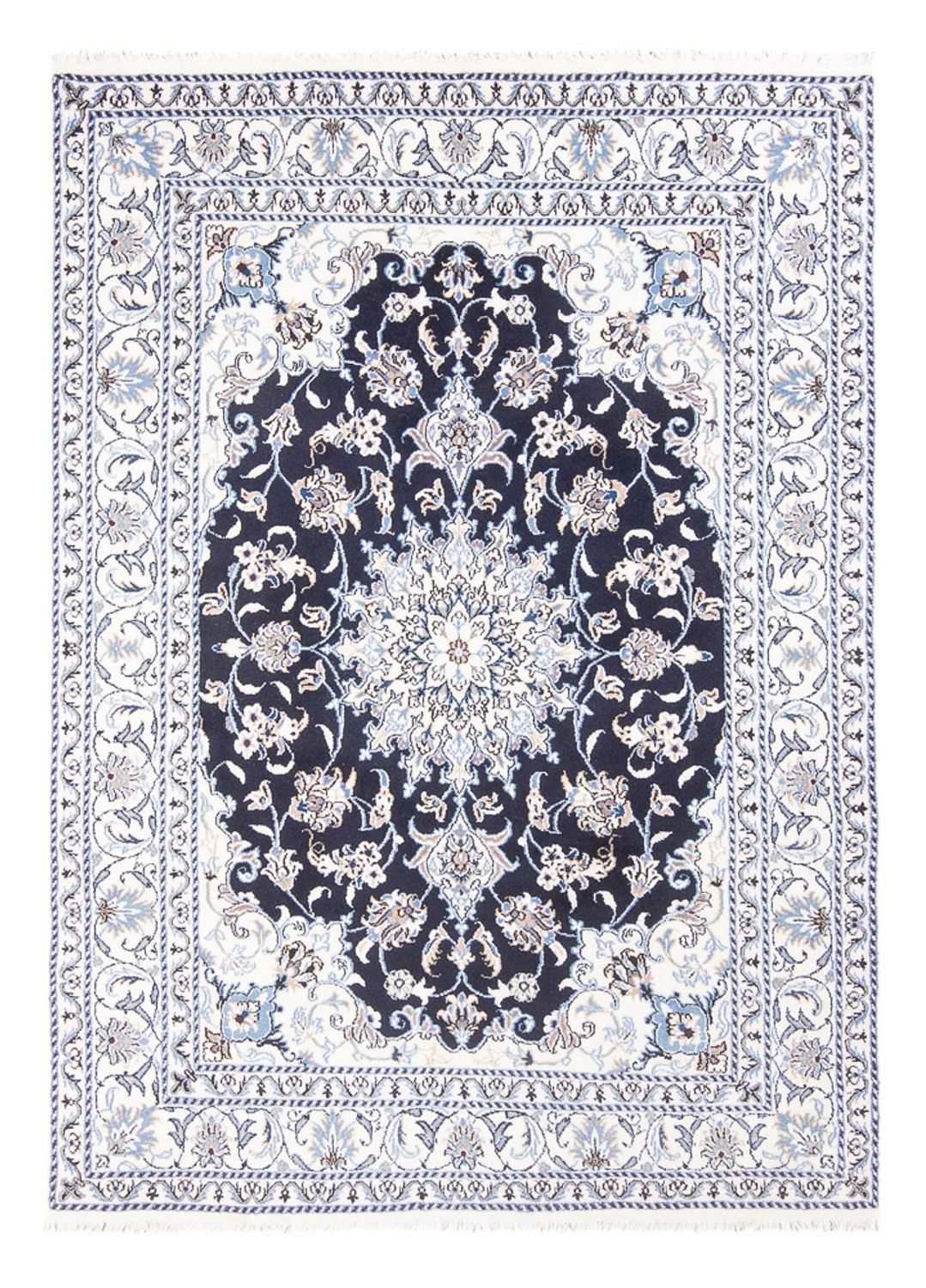 Tappeto Persero - Nain - Reale - 208 x 144 cm - blu scuro
