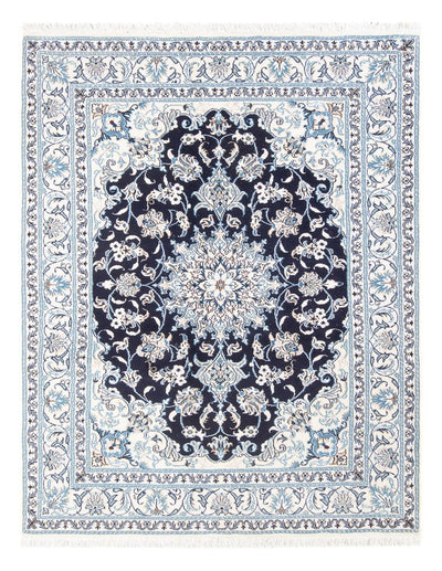 Nain - 9La Tappeto 146x205cm - Tappeto persiano - blu scuro