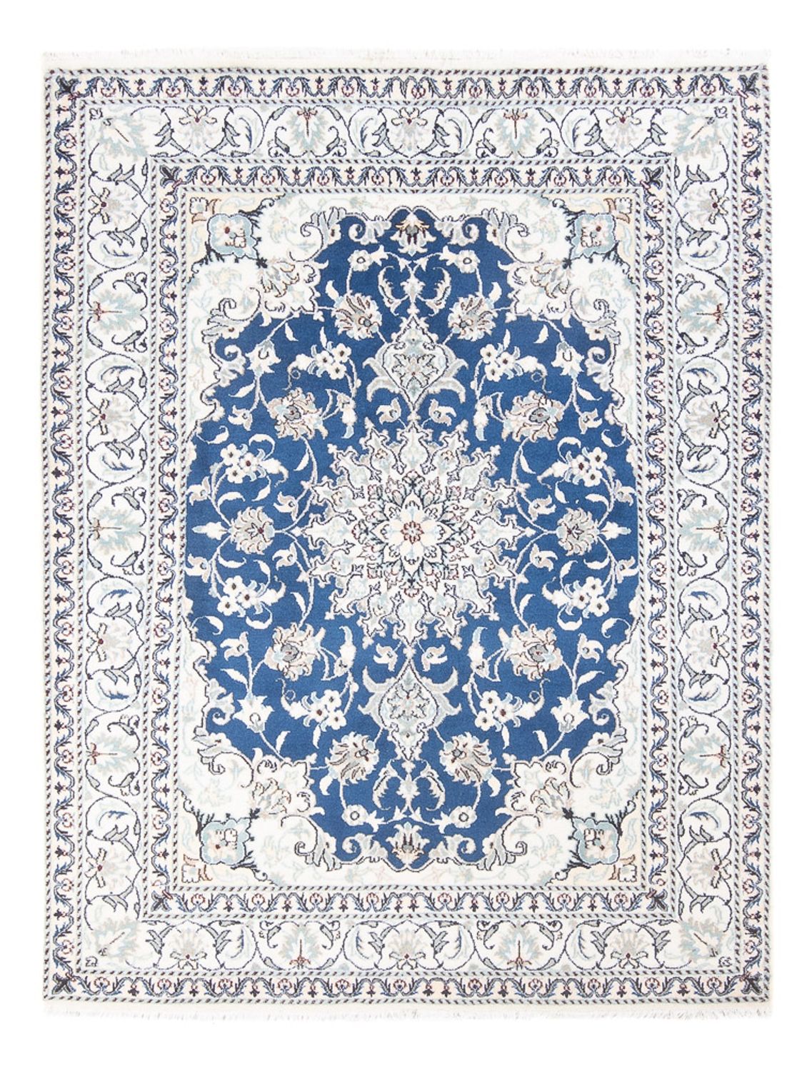 Tappeto Persero - Nain - Reale - 196 x 151 cm - blu