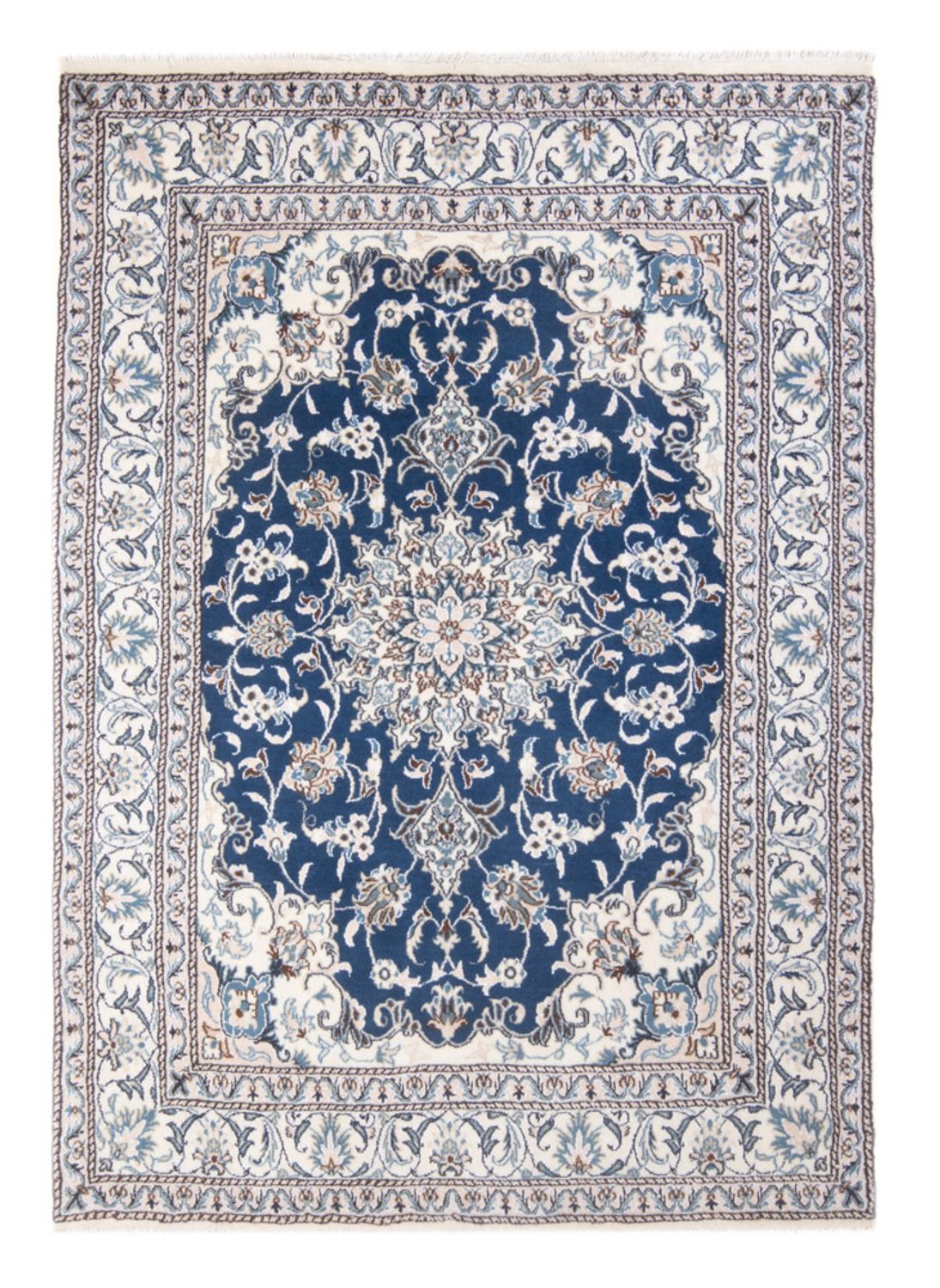 Tappeto Persero - Nain - Reale - 203 x 145 cm - blu