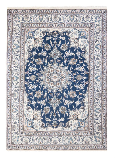 Nain - 9La Tappeto 145x203cm - Tappeto persiano - blu