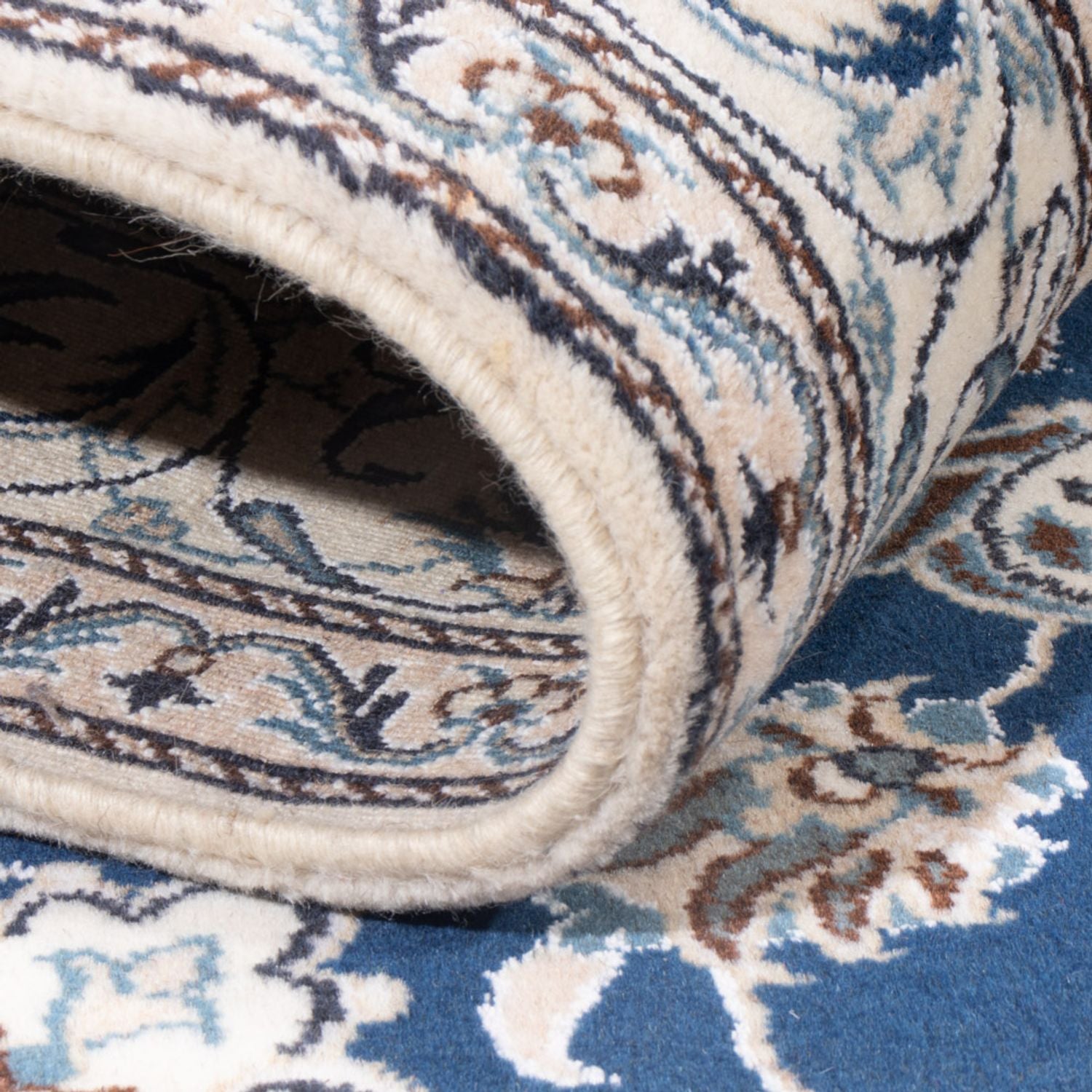 Tappeto Persero - Nain - Reale - 203 x 145 cm - blu