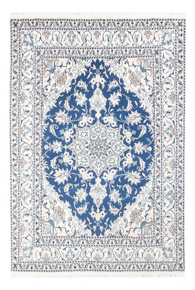 Nain - 9La Tappeto 142x200cm - Tappeto persiano - blu