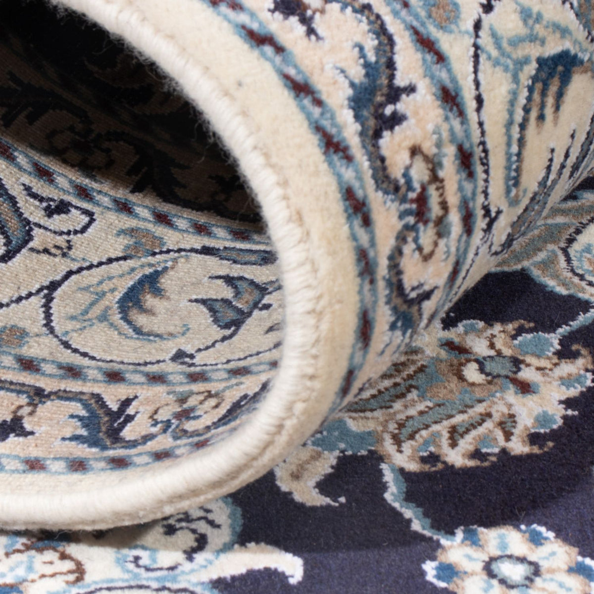 Tappeto Persero - Nain - Reale - 194 x 149 cm - blu scuro