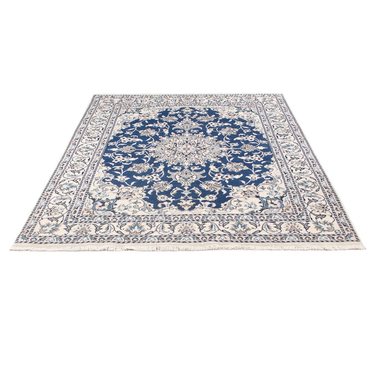 Tappeto Persero - Nain - Reale - 195 x 148 cm - blu