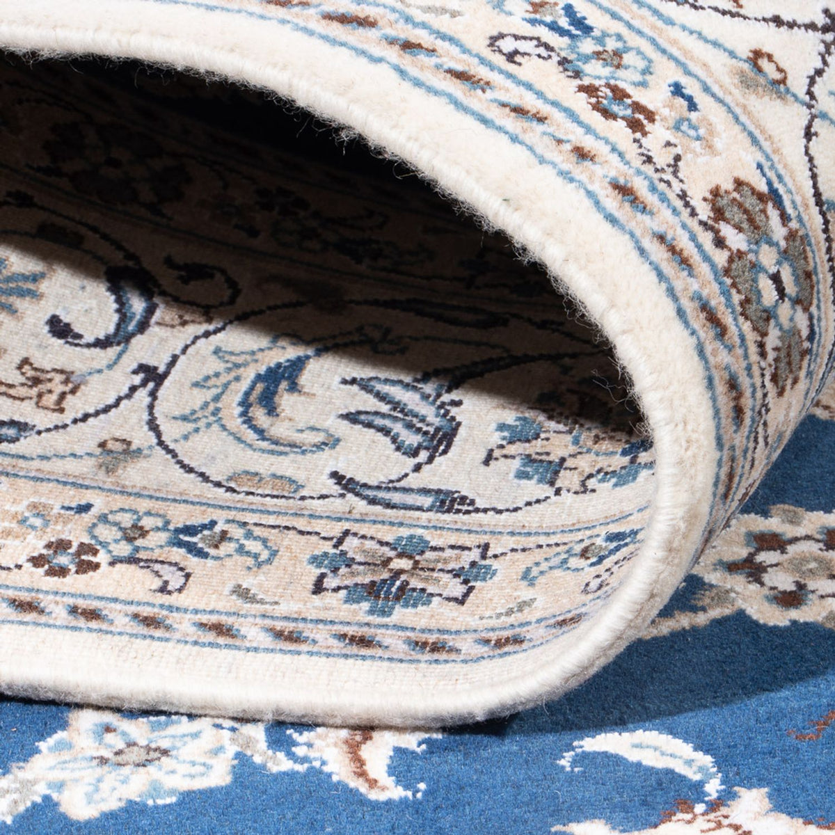 Tappeto Persero - Nain - 291 x 197 cm - blu scuro