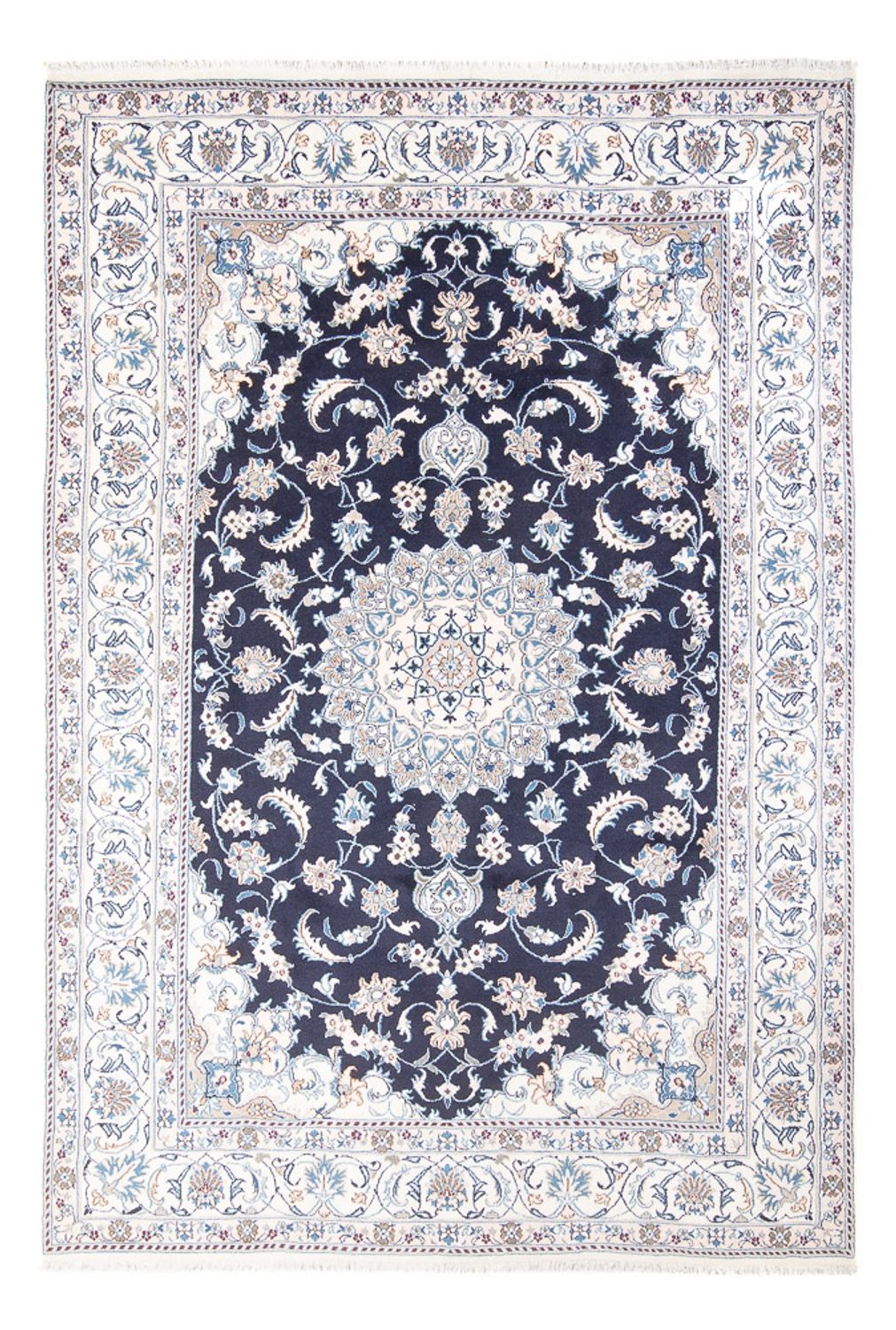 Tappeto Persero - Nain - 295 x 203 cm - blu scuro