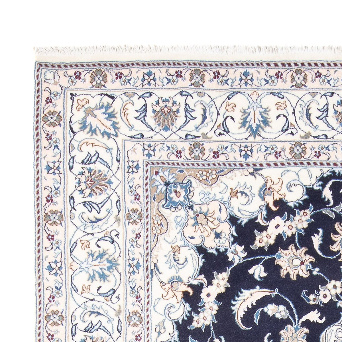 Tappeto Persero - Nain - 295 x 203 cm - blu scuro