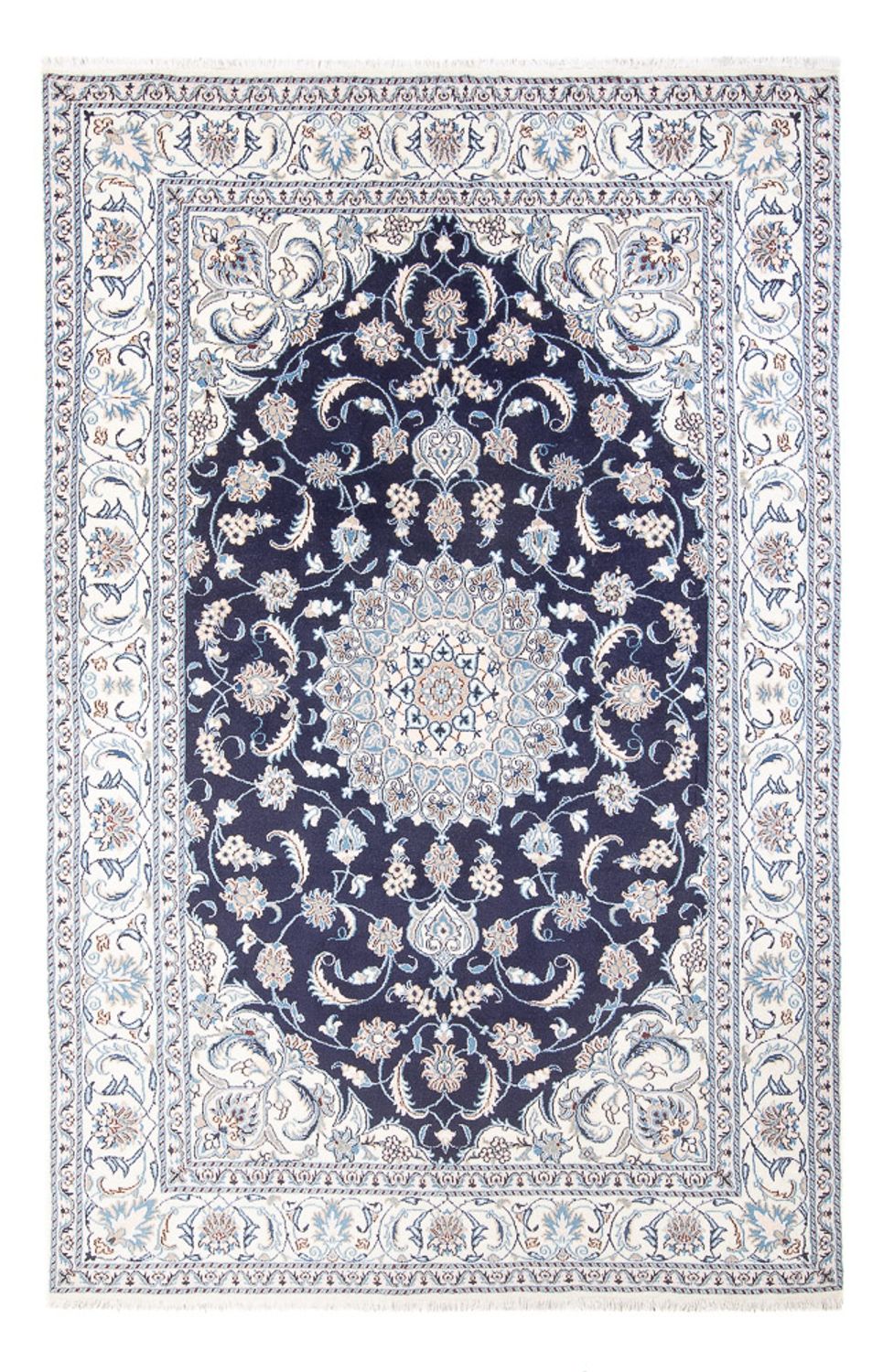 Tappeto Persero - Nain - 291 x 190 cm - blu scuro