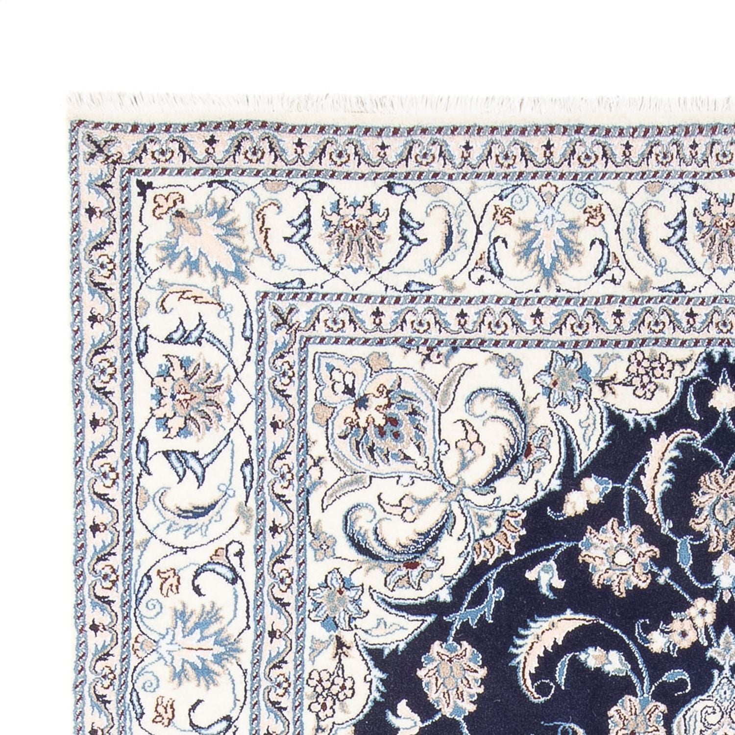 Tappeto Persero - Nain - 291 x 190 cm - blu scuro