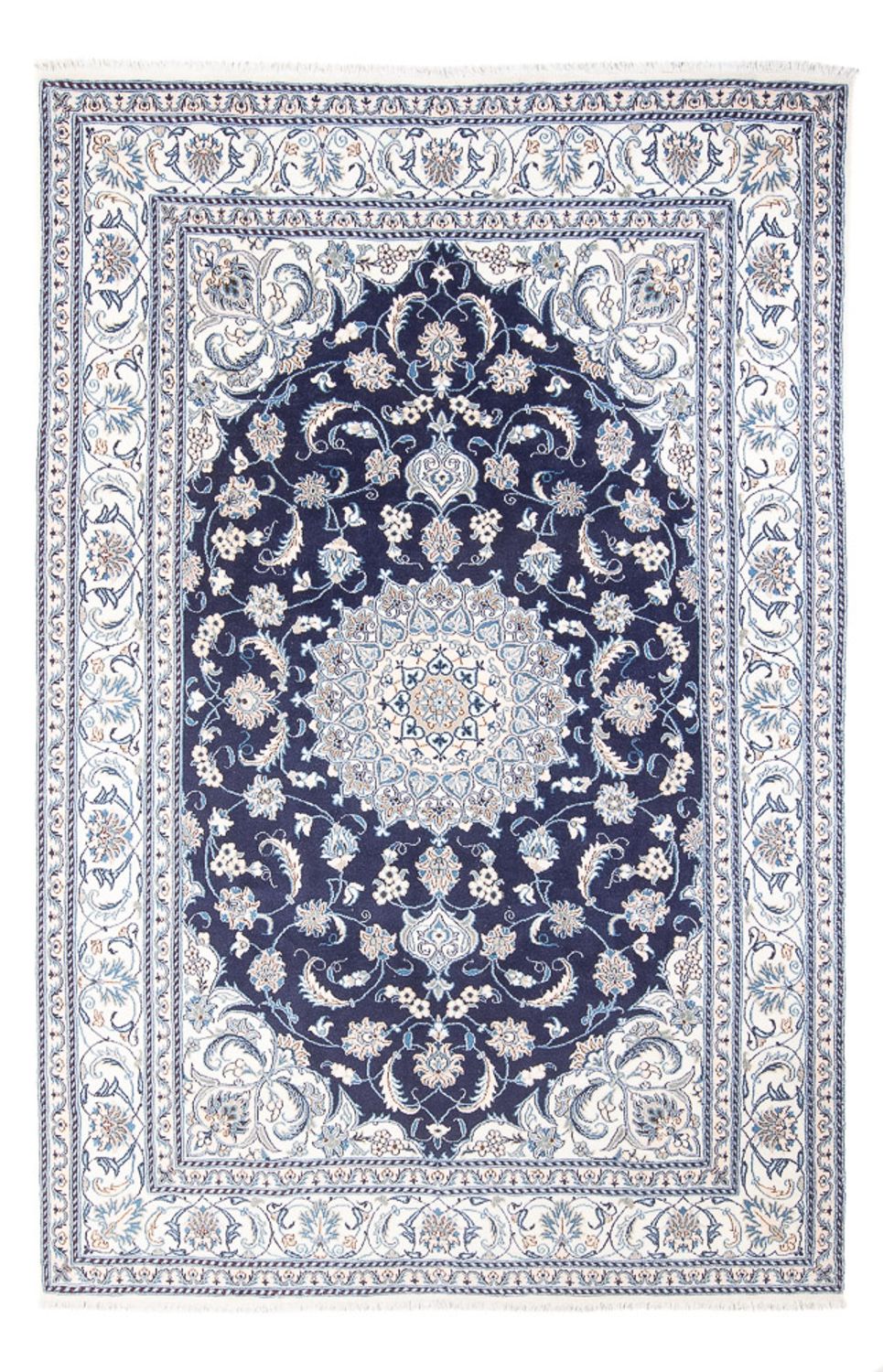 Tappeto Persero - Nain - 293 x 201 cm - blu scuro