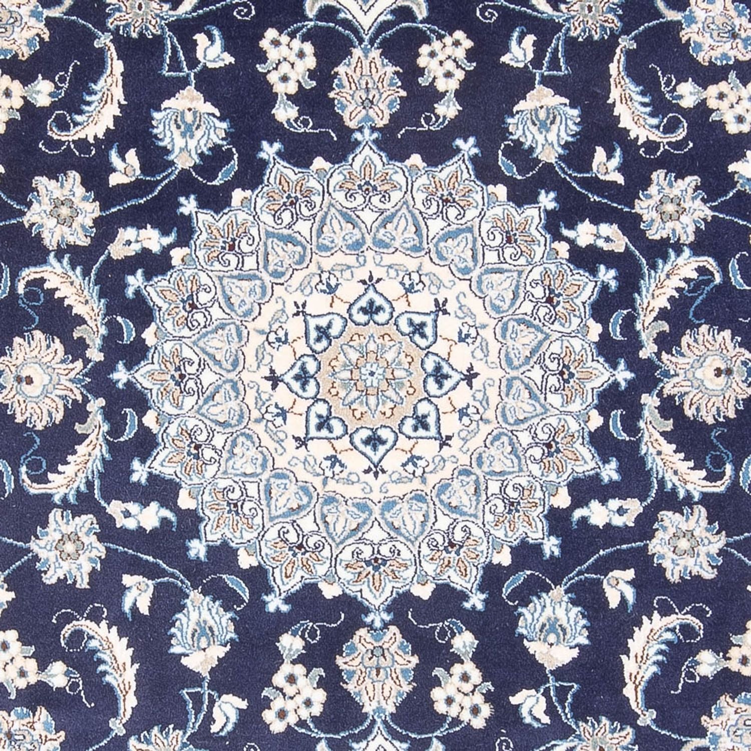 Tappeto Persero - Nain - 293 x 201 cm - blu scuro