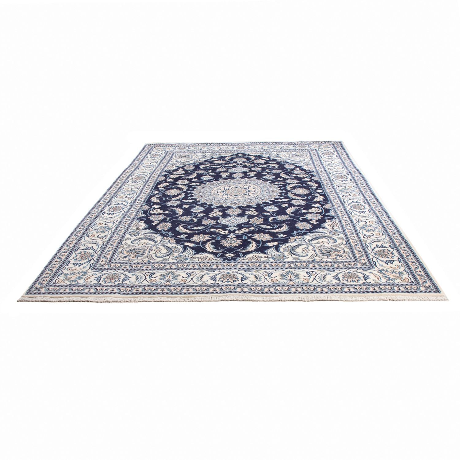 Tappeto Persero - Nain - 293 x 201 cm - blu scuro