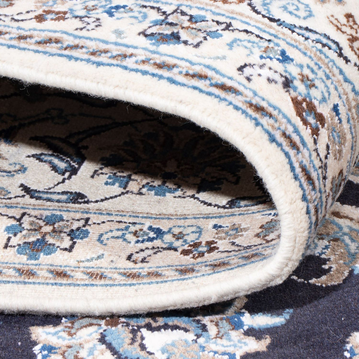 Tappeto Persero - Nain - 288 x 191 cm - blu scuro