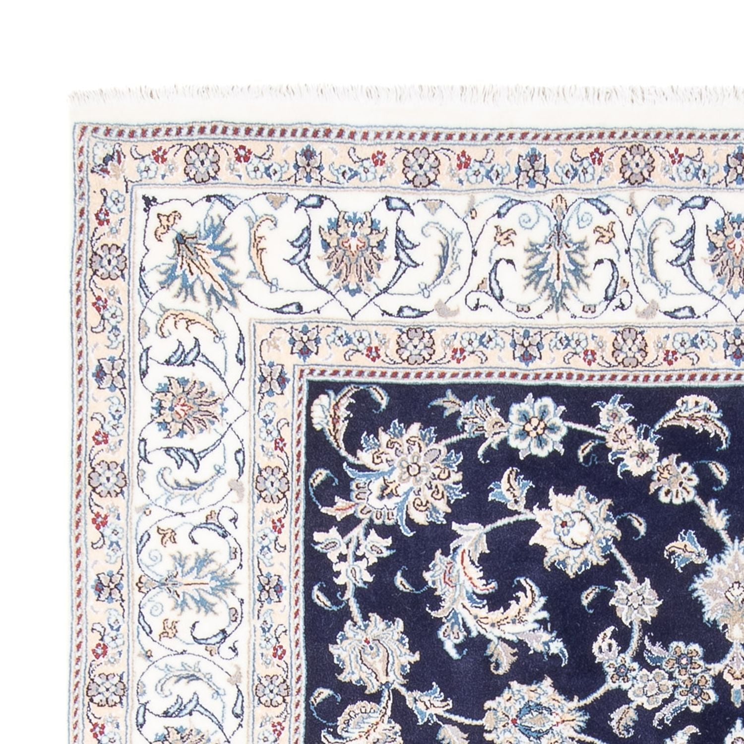 Tappeto Persero - Nain - 293 x 197 cm - blu scuro