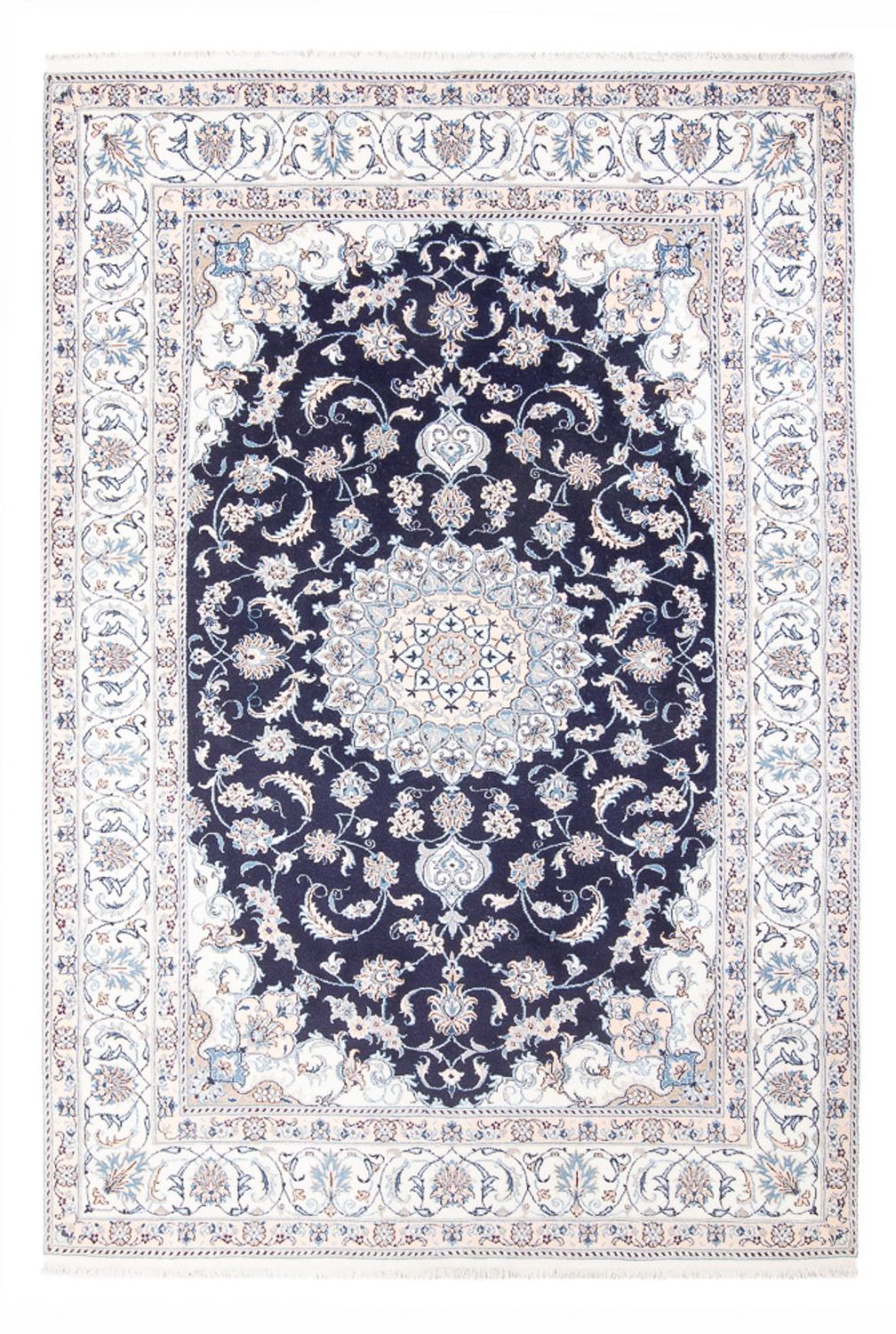 Tappeto Persero - Nain - 298 x 195 cm - blu scuro