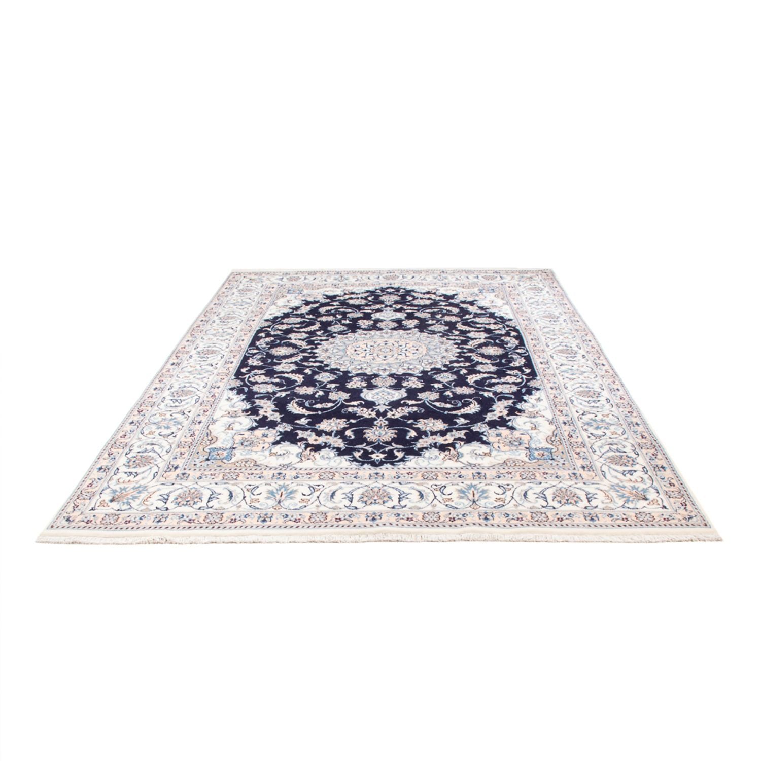Tappeto Persero - Nain - 298 x 195 cm - blu scuro