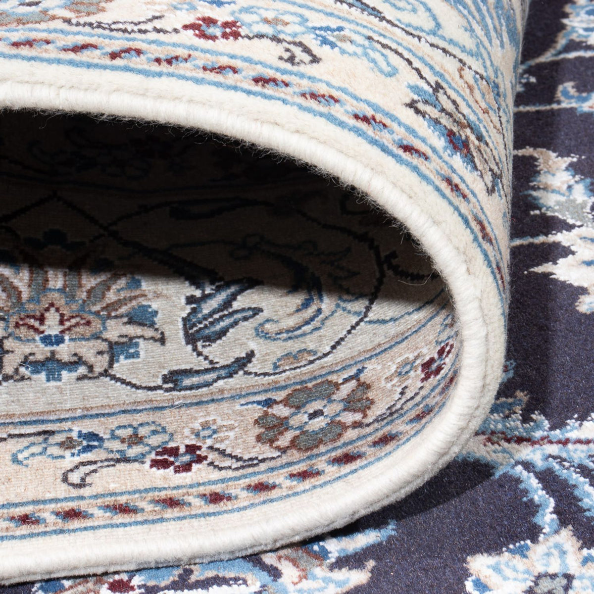 Tappeto Persero - Nain - 292 x 198 cm - blu scuro