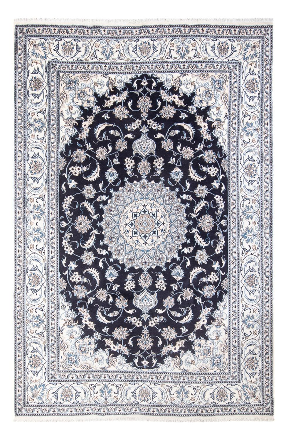 Tappeto Persero - Nain - 295 x 191 cm - blu scuro