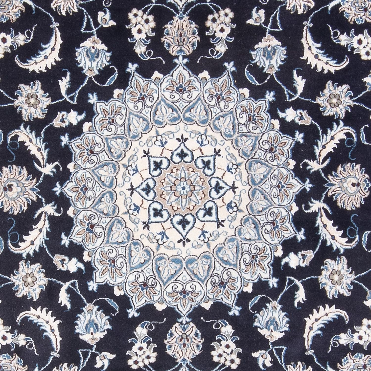Tappeto Persero - Nain - 295 x 191 cm - blu scuro