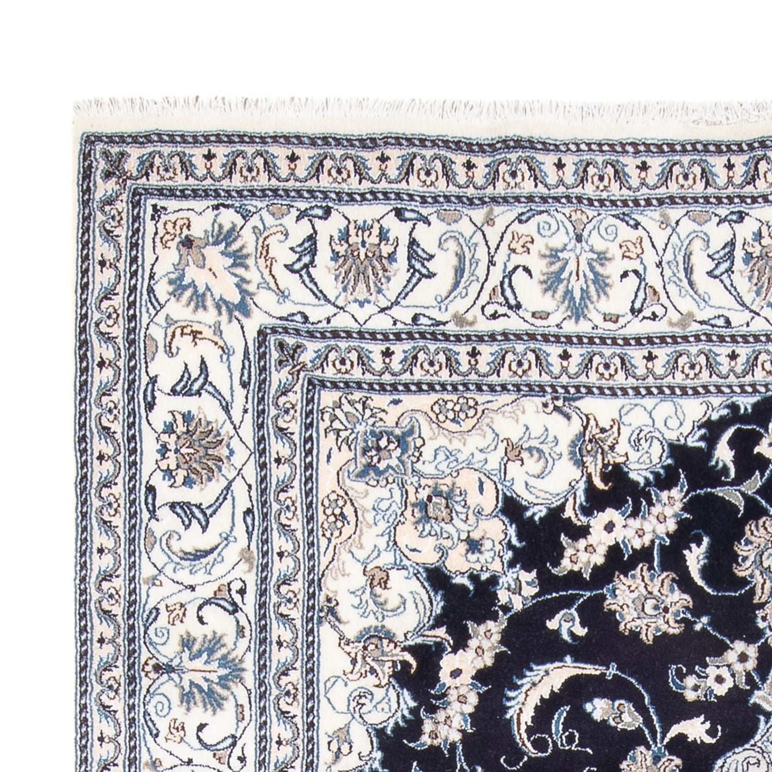 Tappeto Persero - Nain - 295 x 191 cm - blu scuro