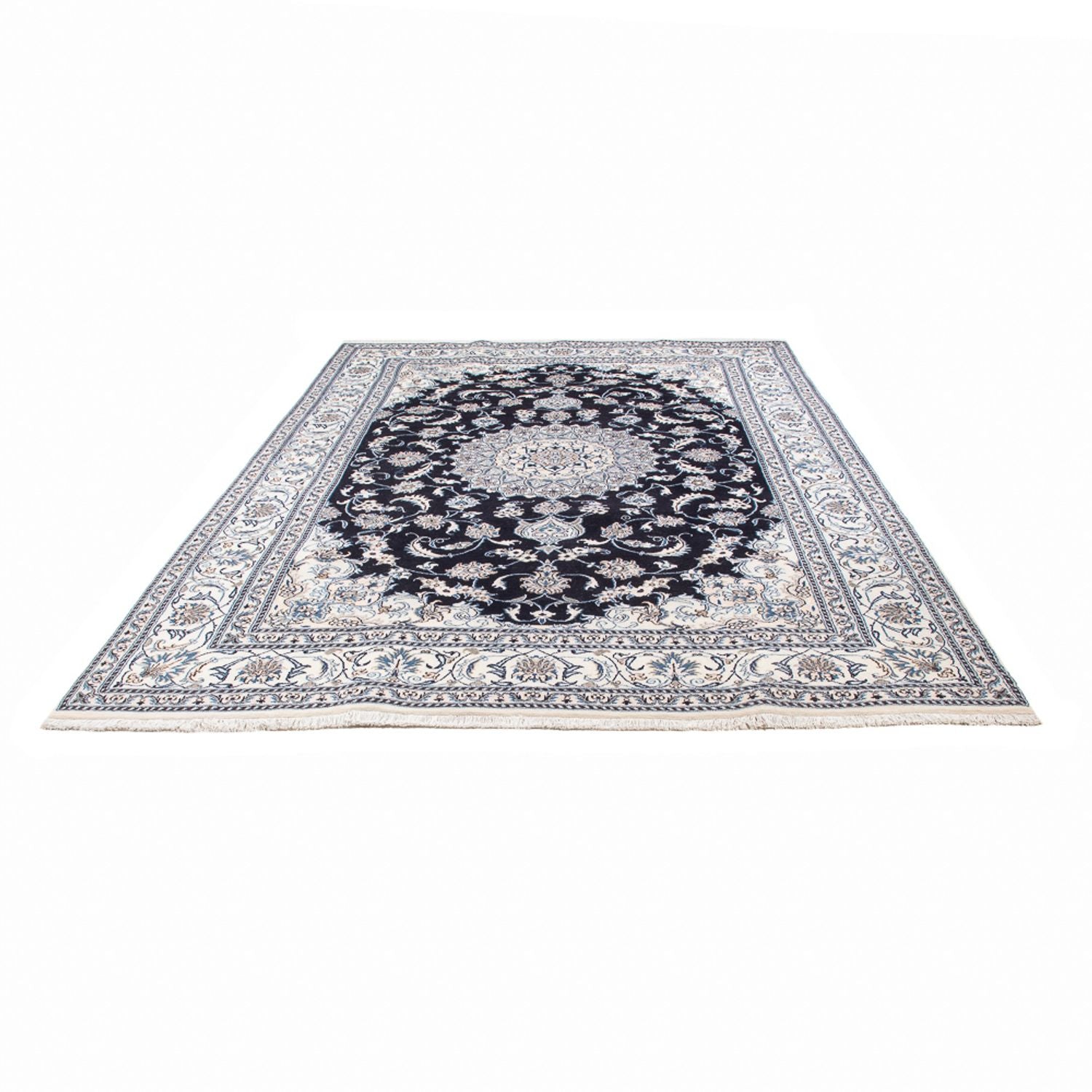 Tappeto Persero - Nain - 295 x 191 cm - blu scuro