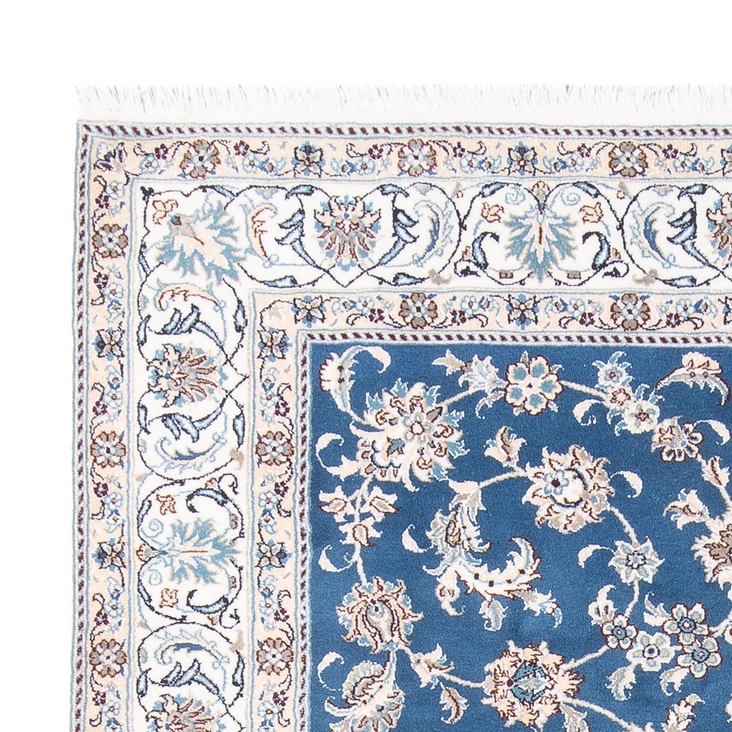 Tappeto Persero - Nain - 294 x 196 cm - blu