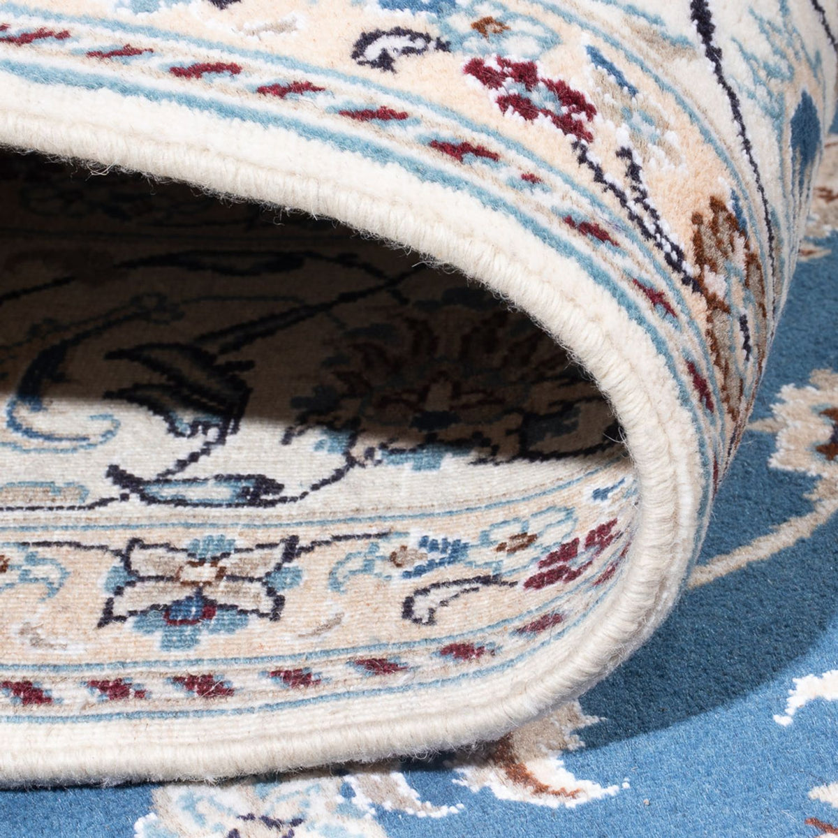 Tappeto Persero - Nain - 294 x 196 cm - blu